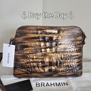 Brahmin Mini Sydney Crossbody Tigers Eye Melbourne